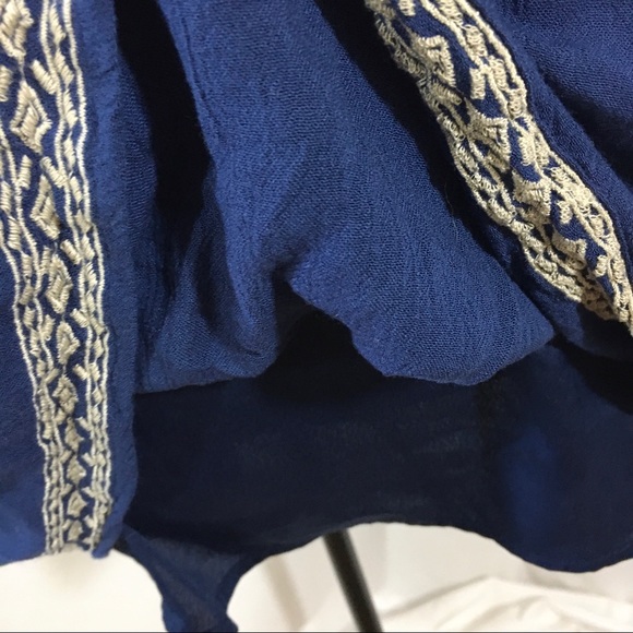 Lucky Brand Navy Blue Mini Dress Small Shift Tunic - Picture 6 of 8